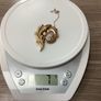 Arezzo 762 AR 750 pristine vintage 18k Italian gold, leaf brooch Image 9