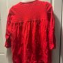 Girls Red Christmas Dress Image 2