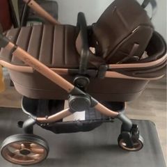 I candy peach 7 bundle and car seat