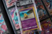 Drowzee ! Error Card ! Miscut ! CGS Graded ! Near Mint ! 7.5 NM ! Off Centre ! Pokemon Card ! Cosmic Grading