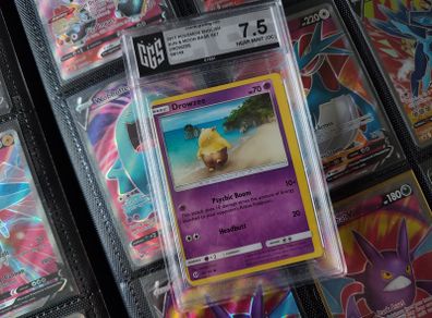 Drowzee ! Error Card ! Miscut ! CGS Graded ! Near Mint ! 7.5 NM ! Off Centre ! Pokemon Card ! Cosmic Grading