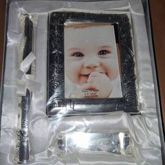 Brand New The Juliana Collection Christening - My Christening Day Album & Certificate Stand - RRP - 43.99 - Sterling - 49.99 - Euro