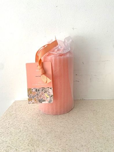 Pink LED Pillar Candle