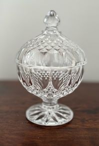 Cristal D'Arques Crystal Candy Pot with lid