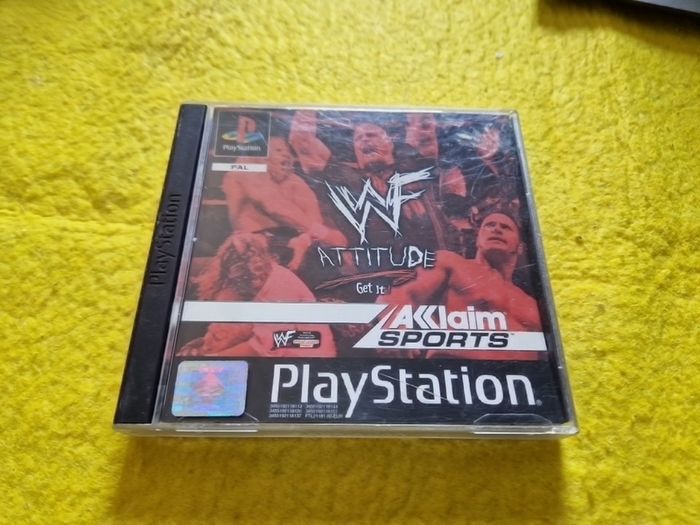 Attitude WF wrestling gamevPlayStation 1 ps1 PlayStation 2 ps2 games Original