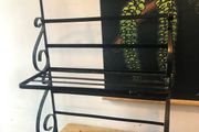 Wrought iron shelf