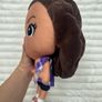Barbie Chibi Mattel Plush Doll Brown Hair Tie Dye Dress approx. 12 USed Please see pictures Image 4