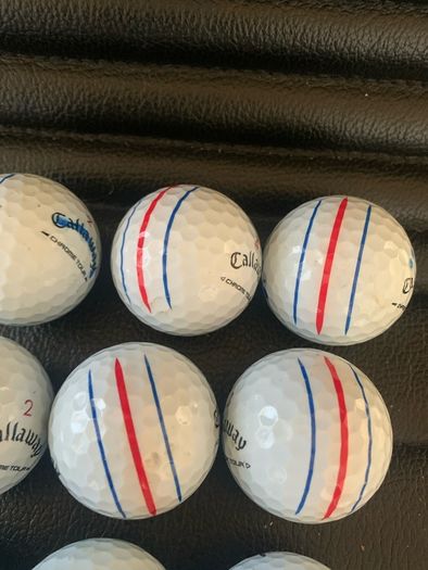 (9) Callaway triple track ChromeTour golf balls