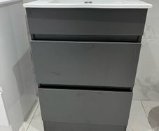 Special offer deal Brand New 600 Anthracite Floor Standing Unit and Basin