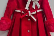 Christmas dontello fab dress&amp; matching coat