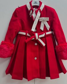 Christmas dontello fab dress& matching coat