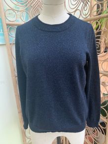 Mint Velvet Navy sparkle jumper size 12