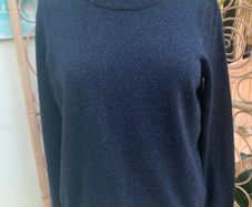 Mint Velvet Navy sparkle jumper size 12