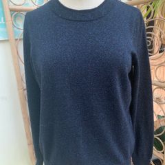 Mint Velvet Navy sparkle jumper size 12
