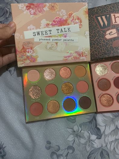 Colourpop eyeshadow palettes , sweet talk , what ever palettes