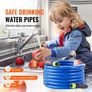30ft Heated Water Hose for RV, Heated Drinking Water Hose Antifreeze to -45F, Automatic Self-regulating, 5/8" I.D. with Quick-connect Fitting Set Image 2