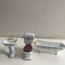 Dolls house bathroom set Image 2