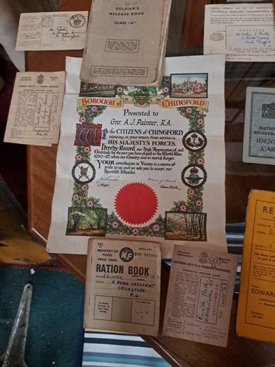 Vintage Soliders Paperwork