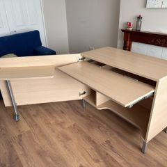 Desk Space Saving Folding Cabinet