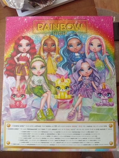 Rainbow high doll with slime