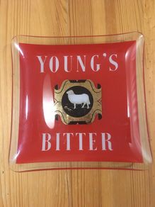 Young's Bitter Glass Ashtray