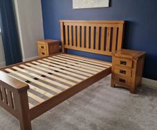 King size Oak bed frame