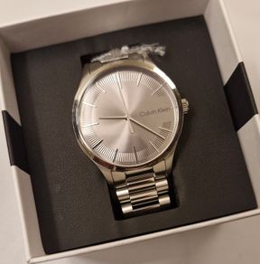 Calvin Klein silver unisex watch