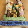 Vintage Staffordshire Style Reproduction Traveling Musicians Ceramic Statue Bears Image 10