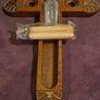 Vintage Wooden "Last Rites" Crucifix Image 3