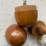 Antique wooden egg and thimble Image 2
