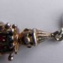 Vintage Genuine 925 Sterling Silver Movable Clown Pendant Set With Austrian Crystals Image 3