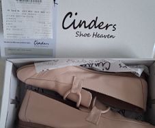 Cinders Leather Loafer Shoes - Light Pink - UK 6 EU 39 - RRP 80