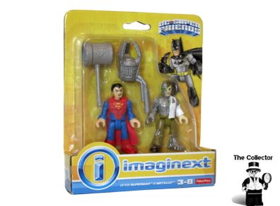 Fisher-Price Imaginext DC Super Friends Superman and Metallo Brand New Sealed