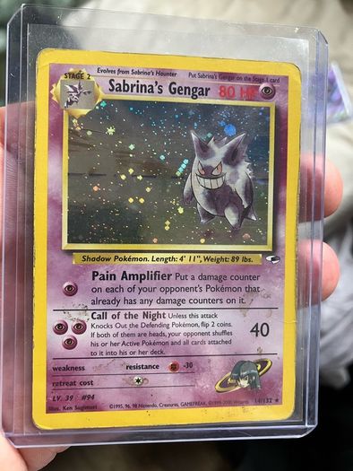 pokemon cards gengar