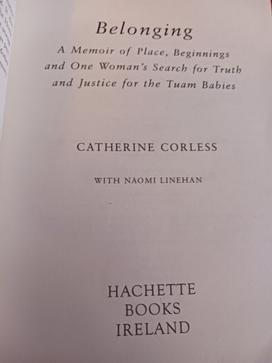 Catherine Corless/ Belonging/2021/ Hackett Books Ireland