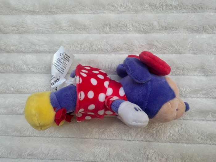Disney Sleeping Minnie Mouse Mini Cuddleez approx. 6" Plush Used Please see photos