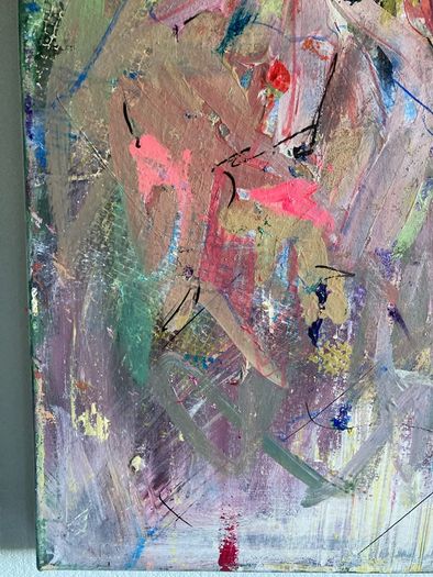 Original Abstract Painting Dublin Cow Painting