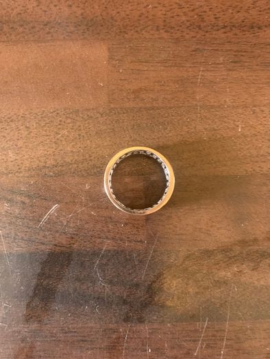 Solid silver ring