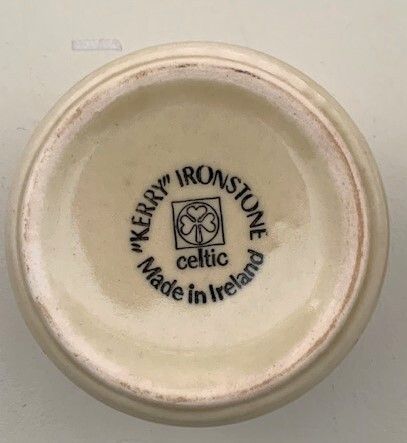 Vintage Kerry Ironstone Hydrangea Sugar Bowl 1970s