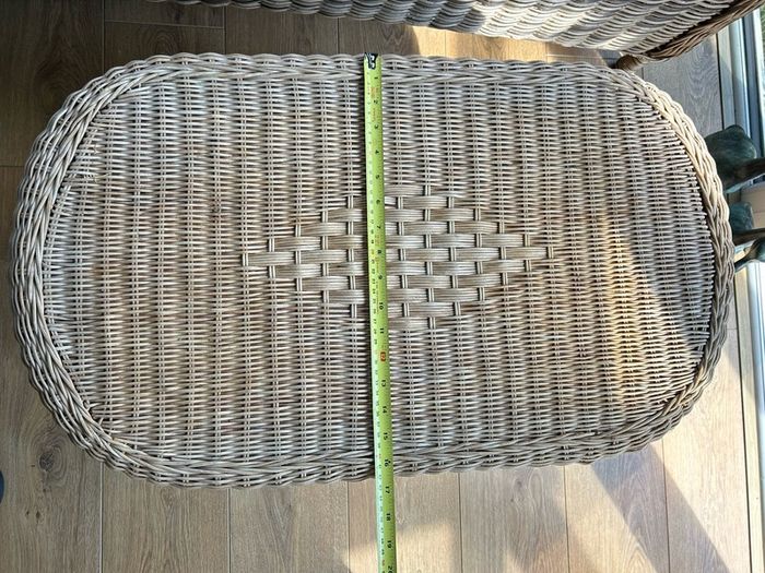 Small Wicker Coffee Table