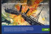 2018 Ireland RMS Leinster Centenary Post Card Mint. Measures 210mm X 150mm.