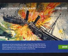 2018 Ireland RMS Leinster Centenary Post Card Mint. Measures 210mm X 150mm.