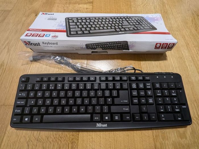 Trust Wired Keyboard  Full Size (UK Layout)  Like New