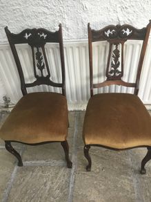 2 antique chairs