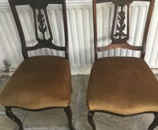 2 antique chairs