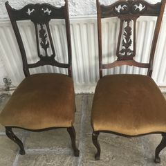 2 antique chairs