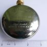 Vintage Jameson  Whiskey Hip Flask Round Flask, Pewter, brass- Screw Top Image 7