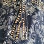 PP style navy embellished jumper Sz 10uk Image 8