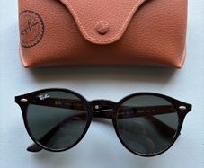 Ray Ban Black RB2180 Sunglasses with Case