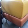 Yellow and orange couch Image 5